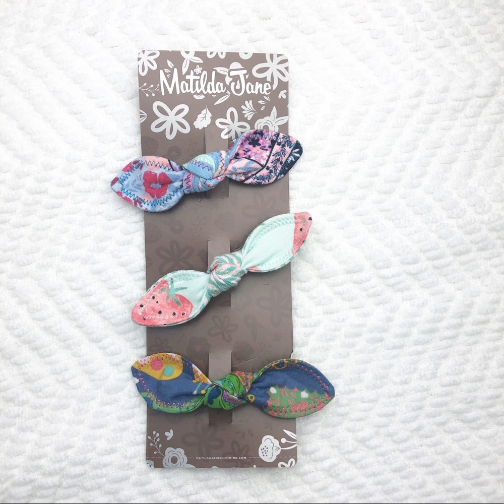 Matilda Jane Clip Style Bows Pack of 3